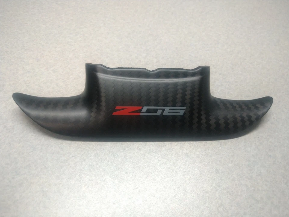 NUEVO 2014-2019 Corvette ZO6 mate fibra de carbono bisel inferior del volante OEM GM Foto 1 de 1