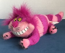 Disney Store Fuzzy Hair Cheshire Cat Bean Bag Plush MBBP Alice in Wonderland 