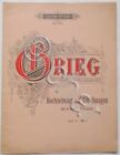 Musica Spartito - Grieg - Hochzeitstag auf Troldhaugen - Opus 65. No. 6.