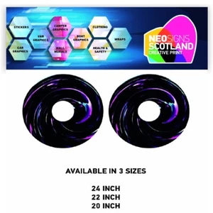 Wheelchair Spoke Guard Wrap graphics Stickers Vinyl Various Sizes WCGW007 - Picture 1 of 1