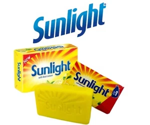 Jabón para lavar ropa detergente fragancia limón real barra de lavandería Sunlight - Imagen 1 de 4