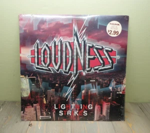 Loudness Lightning Strikes 12" LP Vinyl 1986 Atlantic NEW SEALED Remainder Notch - Picture 1 of 14
