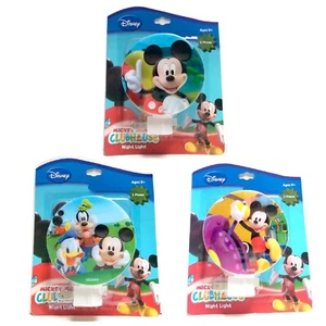 Disney Mickey Mouse Kids Nightlight Décor Room Wall Night Light Bedrrom Lamp NEW - Picture 1 of 11