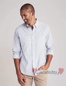 Nueva Camisa Oxford Faherty Clásica Rayas Algodón-Lyocell Elastizada 2023 - Imagen 1 de 14