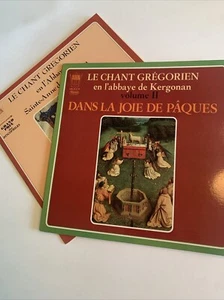 VG+ Lot Of 2 Le Chant Gregorien LP Arion France French Monks Catholic Christian - Picture 1 of 11
