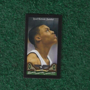 RUSSELL WESTBROOK - 2011 UPPER DECK GOODWIN CHAMPIONS - MINI BLACK - CARD # 121