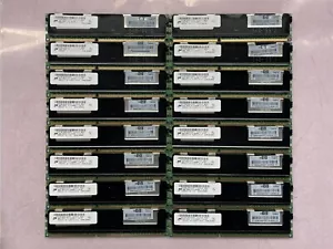 MICRON 128GB(16x8GB) 2Rx4 PC3-8500R DDR3 DESKTOP RAM MT36JSZS1G72PY-1G1A1DD - Picture 1 of 4