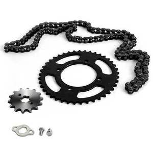 420 Chain & Front Rear Sprocket Fit for SSR 50cc-125cc ATV Go Karts Dirt Bike - Picture 1 of 11