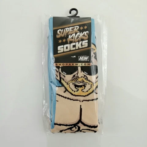 AEW All Elite Crate Exclusive Super Kicks Socks Orange Cassidy Pro Wrestling Cover