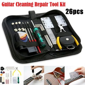 Guitar Care Kit Luthier Setup Repair Maintenance Tools Full Set Guitar Tools - Picture 1 of 12