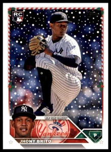 Jhony Brito 2023 Topps Holiday #H138 RC New York Yankees - Picture 1 of 2