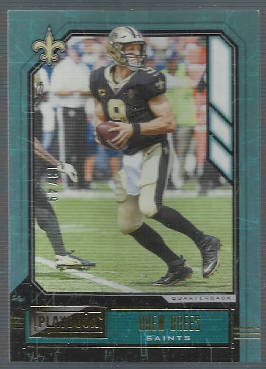 🔥 2020 playbook gold 13/49 drew brees tough pull pack fresh!! - Image 1 of 1