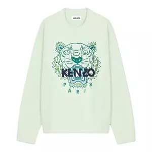 Kenzo Men's Classic Tiger Sweatshirt FC55SW1234XL Almond Green -BRAND NEW W/ TAG - Picture 1 of 3