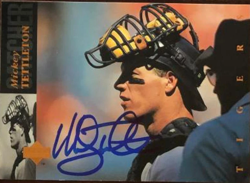 Mickey Tettleton Autografiado 1994 Cubierta Superior #301 Foto 1 de 1