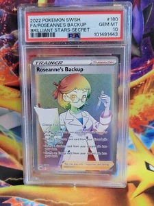 Pokemon Roseanne's Backup Secret Brilliant Stars #180 Graded Card PSA 10 - Picture 1 of 2