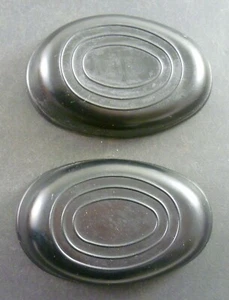 Kniekissen - oval - neutral - für Vor- und Nachkriegsmotorräder - Paar - Neu! - Picture 1 of 4