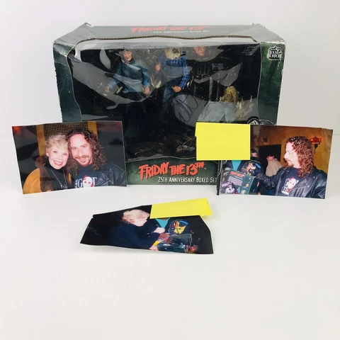 NECA Friday the 13th 25th Anniversary Box Set Jason Voorhees Signed Betsy Palmer Cover