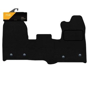 Fits Ford Transit Custom Van 2015-2019 Fully Tailored Carpet Floor Mats Black - Picture 1 of 10