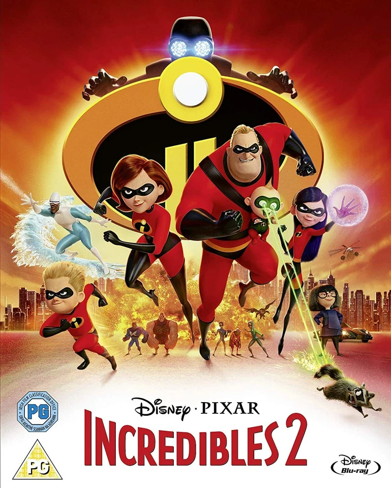 Disney Pixar INCREDIBLES 2 BLU RAY (2018) BRAND NEW & SEALED * SAME DAY DISPATCH - Image 1 of 1