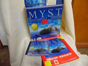 Myst: Masterpiece Edition Big Box windows 95/98 CD-ROM W/ ChessMaster 4000 +BOOK - Picture 1 of 1
