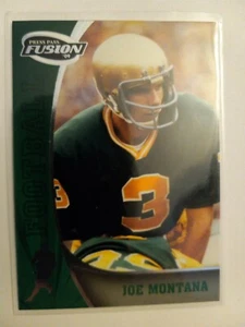 2009 Joe Montana 49ers Notre Dame Press Pass Fusion Card  #50 - Picture 1 of 2