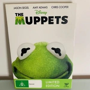 The Muppets with Dust Cardboard Sleeve Jason Seigel Amy Adams R4 DVD Disney - Picture 1 of 8