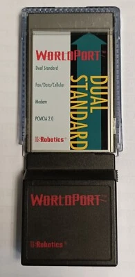Laptop Modem - US Robotics Worldport PCMCIA Modem / Fax Connector Full Set - Image 1 of 4