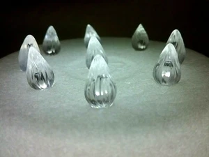 50 BOMBILLAS DE GIRO PEQUEÑAS TRANSPARENTES Luces de árbol de Navidad de cerámica - Imagen 1 de 9