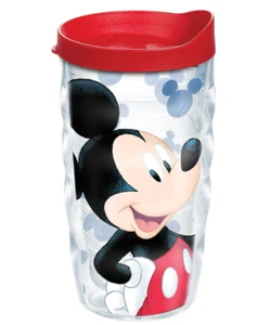 Vaso Tervis Disney - Mickey Mouse Groovin Mickey con Envoltura y Tapa Roja 10 OZ - Imagen 1 de 1