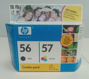 Original HP 56 57 Schwarz Tri Color Kombipack Tintenpatronen versiegelt abgelaufen - Bild 1 von 4