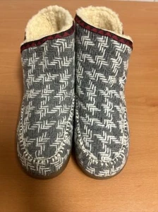 Sanuk Women's Nice Bootah Gray Sherpa Arrowooly 1018096 Size 6.5 - Picture 1 of 4