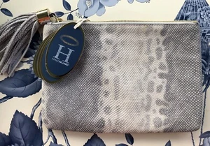 G.I.L.I Haloguard Pouch Evening Clutch With Tassel Zipper NEW - Picture 1 of 3