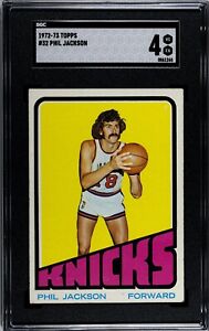 1972-73 Topps PHIL JACKSON ROOKIE Knicks #32 SGC 4 VG/EX Condition!