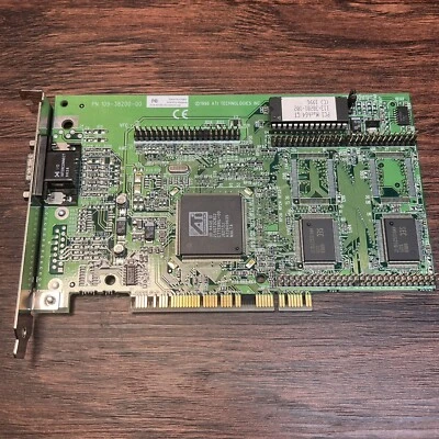 ATI PCI MACH64 GT 3D Rage II 2MB PCI VGA Video Card Great Condition - Image 1 of 3