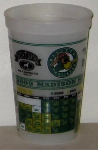 Madison Mallards 2005 Minor League Schedule Stadium Cup - Picture 1 of 2