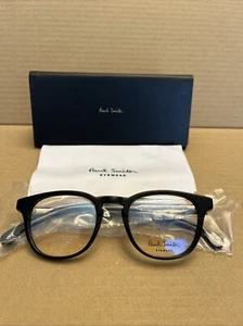 Paul Smith ABBOT V1 M-PSOP001V1 C:01 BLACK Eyeglasses 48 20 145 Frames - NEW - Picture 1 of 8
