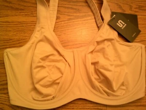 SYROKAN 38G Sports Bra Max Control beige u/w bra NWT - Picture 1 of 7