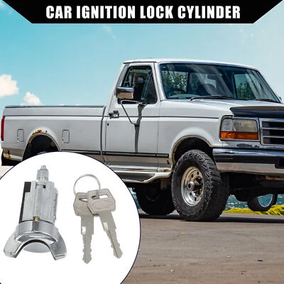Ignition Switch Lock Cylinder W/ 2 Keys for Ford B600 F150 F250 E150 Econoline — 第 1/4 张图片