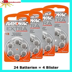 24 Stück RAYOVAC BATTERIEN Typ 13  PR 48   HÖRGERÄTE BATTERIE ORANGE - Bild 1 von 1