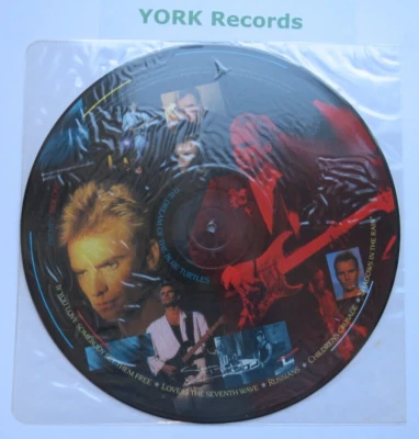 STING - The Dream Of The Blue Turtle **PICTURE DISC** - Ex Con LP A&M DREMP 1 - Image 1 of 4
