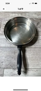 Chefs Ware Townecraft T304 9" MultiCore Skillet Bratpfanne Edelstahl ohne Deckel USA - Bild 1 von 8