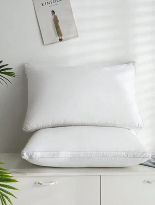 Almohadas de cama suaves y esponjosas de alto rebote - comodidad y soporte para todas las estaciones - NUEVAS Foto 1 de 4