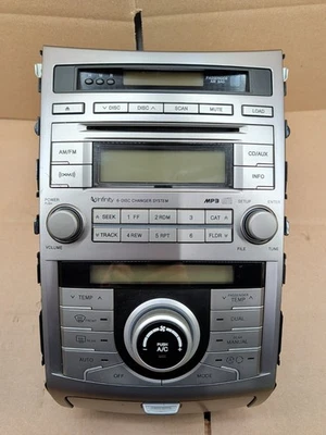2007 to 2012 Hyundai Veracruz Auto Climate Control Radio Bezel OEM - Image 1 of 4