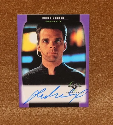 Babylon 5 1998 Season 5 A15 Joshua Cox David Corwin Autograph Skybox - Image 1 of 3