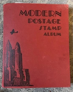 Modernes Briefmarkenalbum mit diversen Briefmarken - Bild 1 von 16