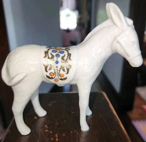 Lenox China Jewels Nativity Donkey Made in USA No Box Vtg Beautiful VGC - Picture 1 of 10