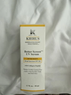 Kiehl's Better Screen UV Serum Sunscreen SPF 50+ 1.7 Oz 50 mL Full-Size 05/2026 - Image 1 of 3