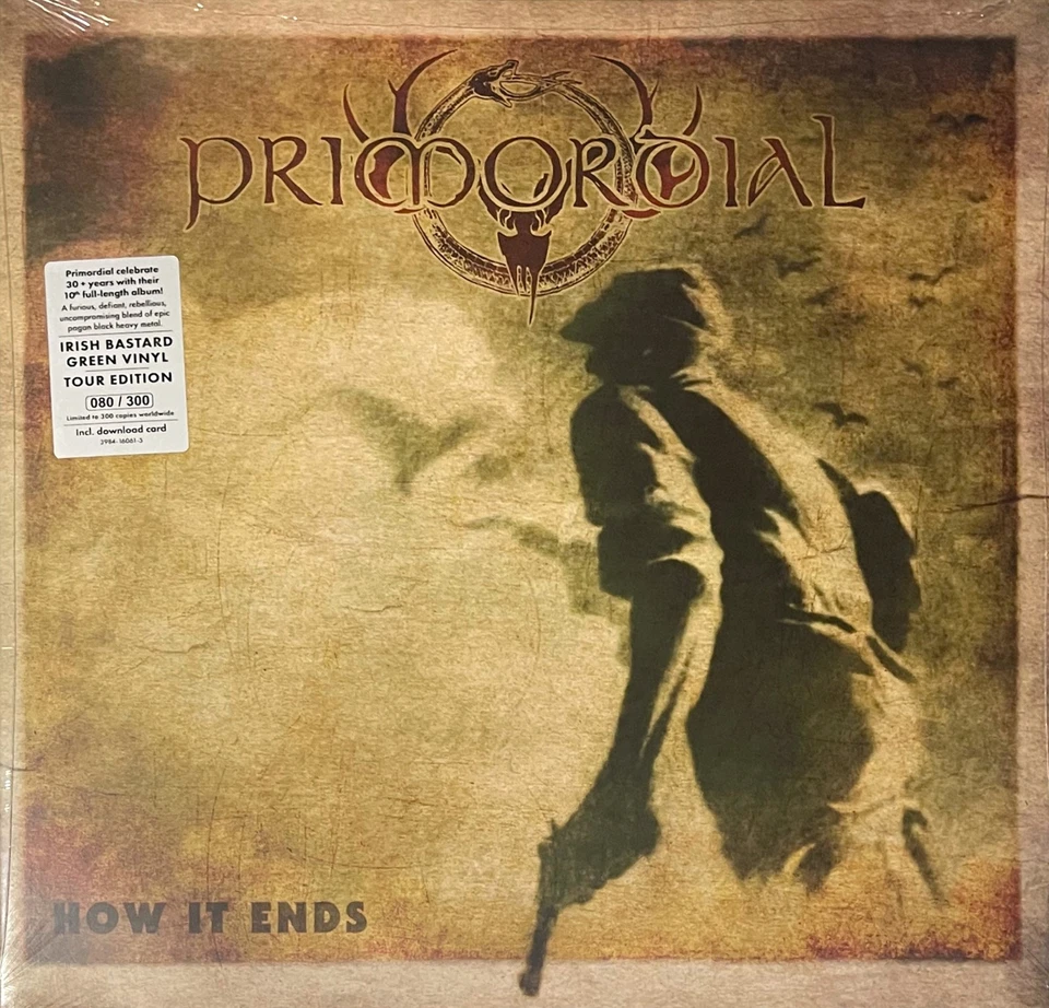 PRIMORDIAL - HOW IT ENDS, 2023 EU "IRISH GREEN BASTARD" vinyl 2LP, #080/300! - Image 1 of 1
