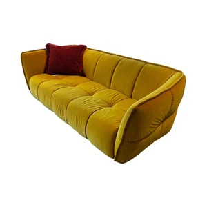 Raum.Freunde Sofa Hedda Stoff Classic Velvet 16 Yellow Gelb Füße - Bild 1 von 6