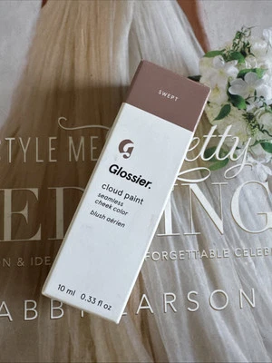 Glossier Cloud Paint Seamless Cheek Color Bronzer SWEPT - Full Size .33 Oz Boxed - Image 1 of 4
